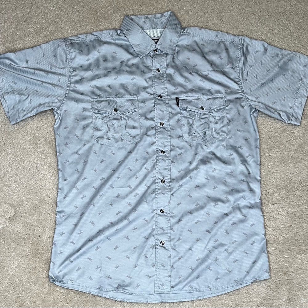 Hooey short sleeve collared shirt mens size MD